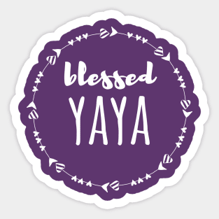 Blessed Yaya Tribal Arrows Sticker